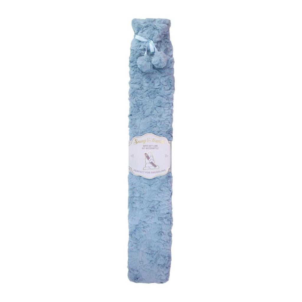 Something Special Gifts Long Plush Hot Water Bottle - Denim - Beales department store