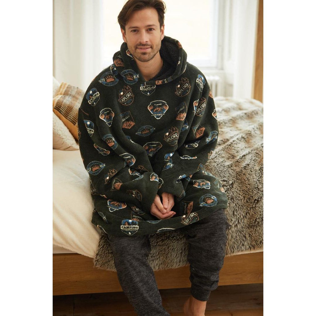 Something Special Gifts Mens Joey Oversize Hoodie - Lumber - Beales department store