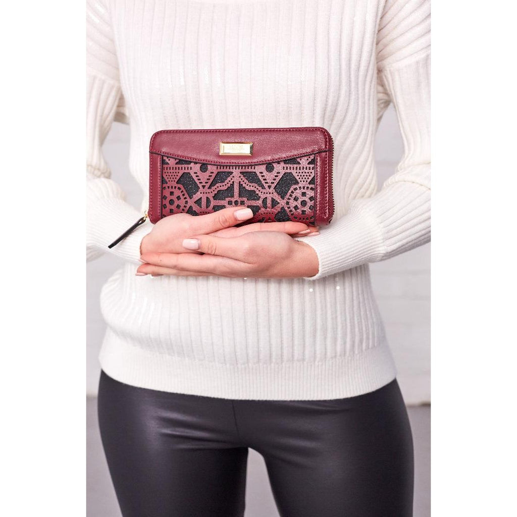 Something Special Gifts Power Purse With Powerbank - Burgundy - Beales department store