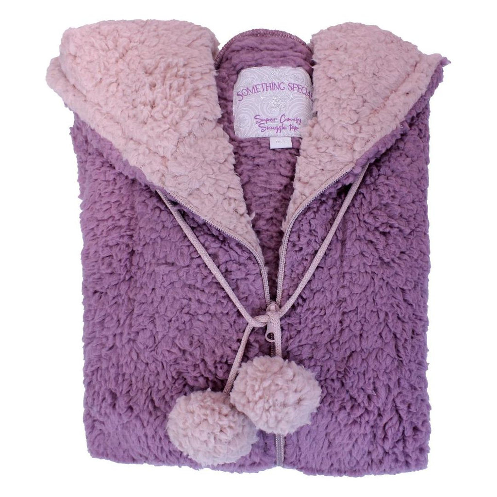 Something Special Gifts Super Comfy Snuggle Top - Mauve - Beales department store