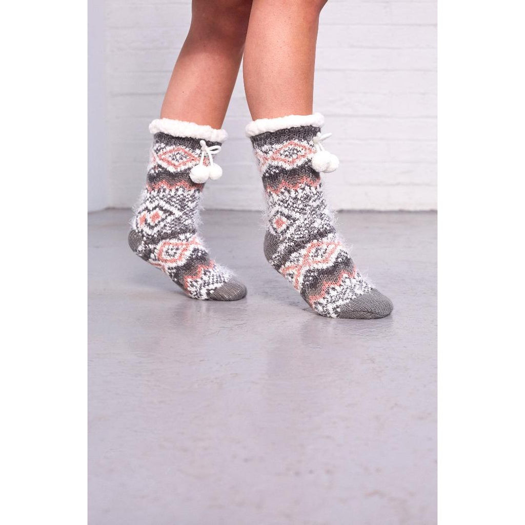 Something Special Gifts Super Cosy Slouchy Socks - Grey - Beales department store