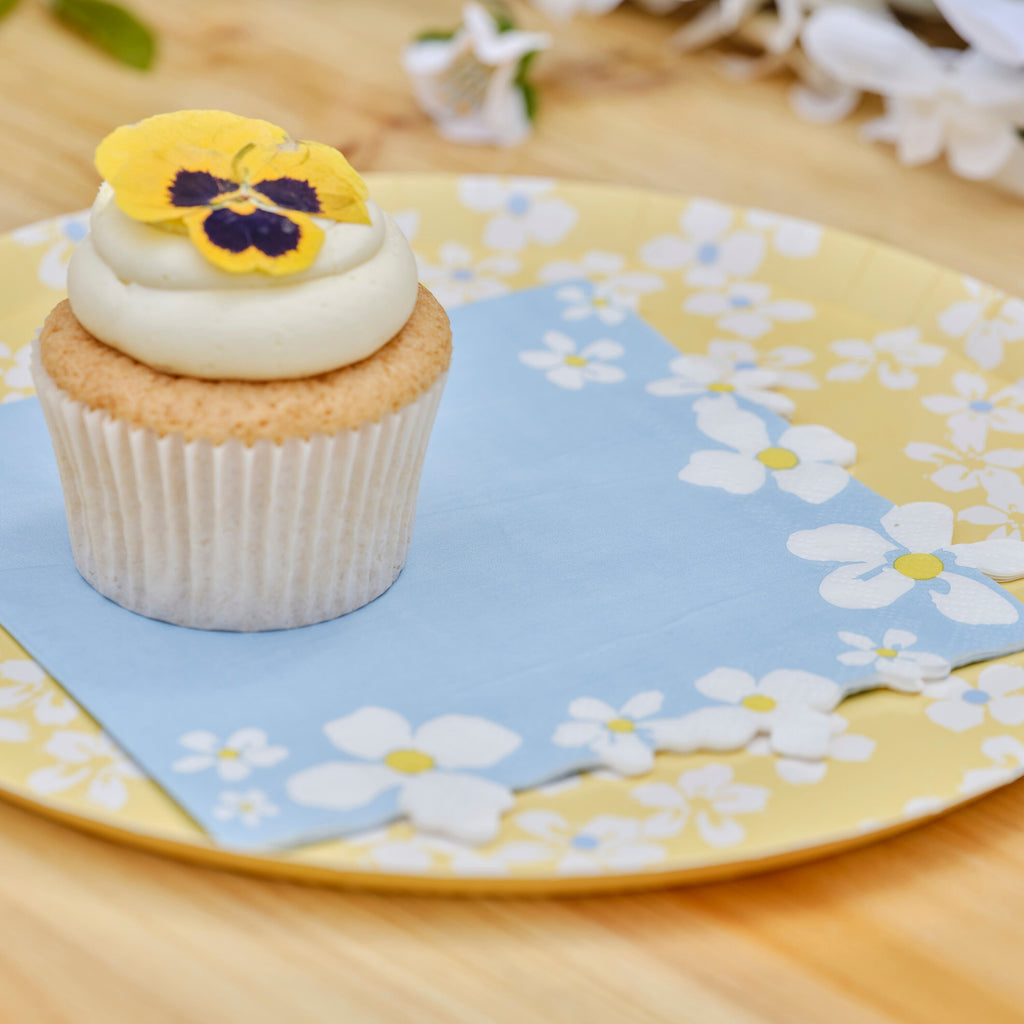 Flower Edge Floral Napkins