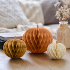 Halloween Paper Honeycomb Pumpkins- 5 Inner Pack