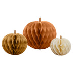 Halloween Paper Honeycomb Pumpkins- 5 Inner Pack