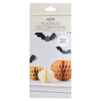 Halloween Paper Honeycomb Pumpkins- 5 Inner Pack