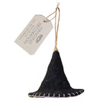 Felt Witches Hat Halloween Tree Decoration- 5 Inner Pack