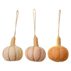 Felt Pumpkin Hanging Halloween Tree Decorations- 5 Inner Pack