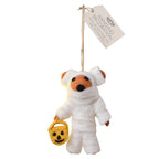Felt Mummy Bear Hanging Halloween Tree Decoration- 5 Inner Pack