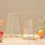 Gold Rimmed Glass Lanterns- 1 Inner Pack