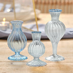Blue Glass Bud Vases- 1 Inner Pack