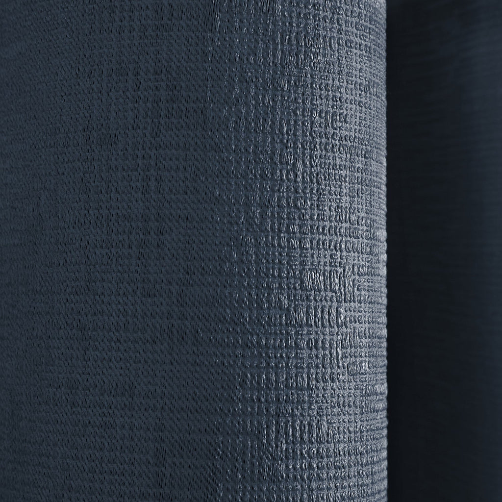 Strata Navy Dim Out Eyelet Curtains