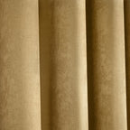 Strata Ochre Yellow Dim Out Eyelet Curtains