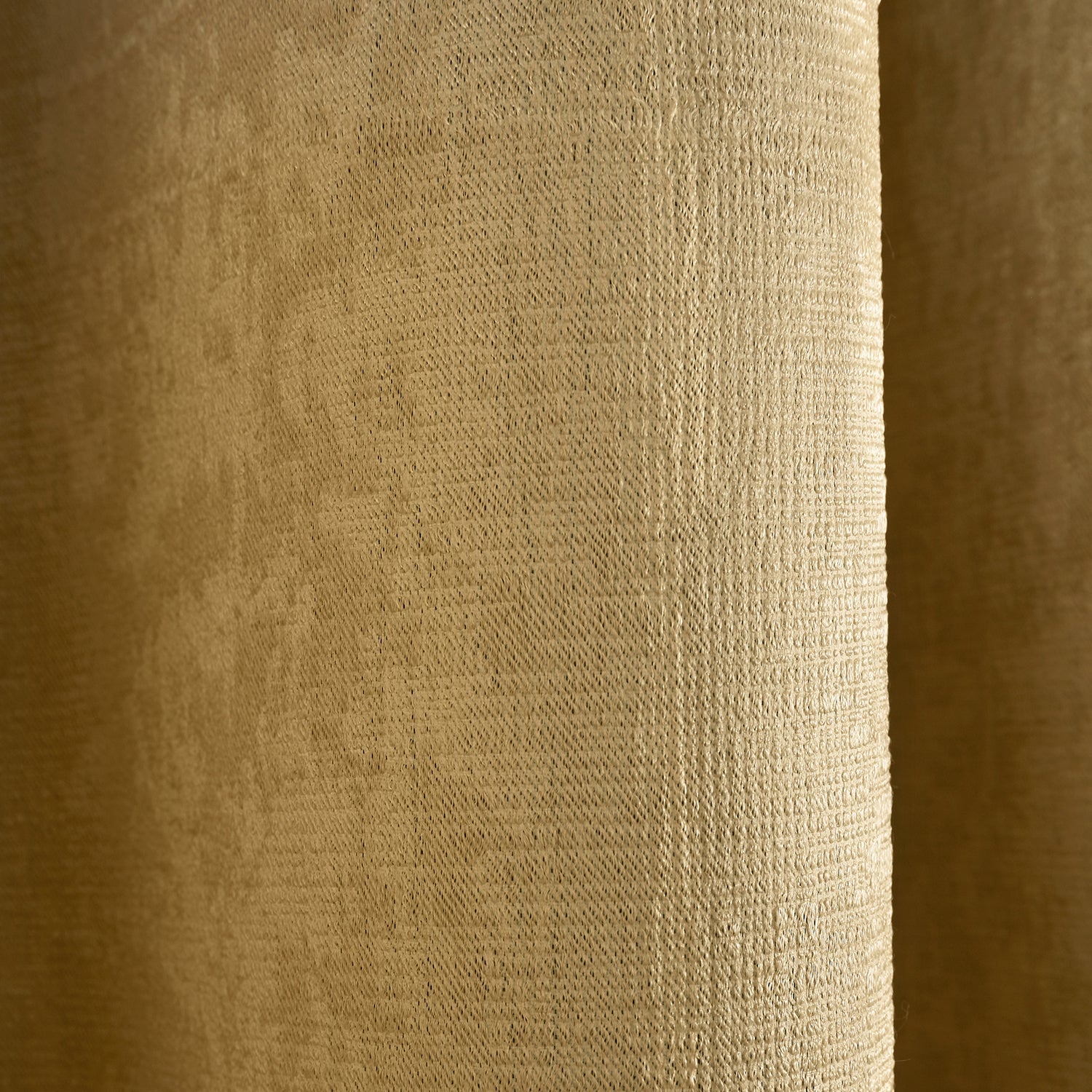 Strata Ochre Yellow Dim Out Eyelet Curtains