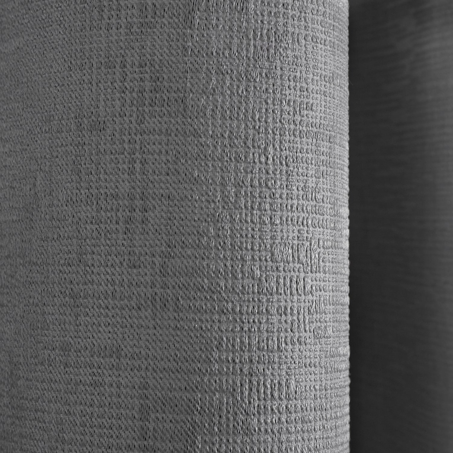 Strata Silver Grey Dim Out Eyelet Curtains