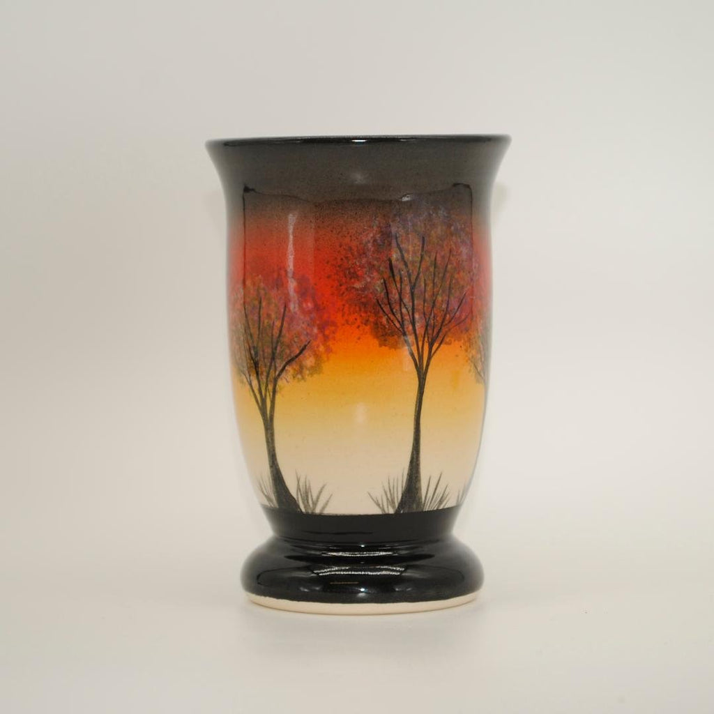 Studio Poole Trees Vase With Lip - Small - Beales department store