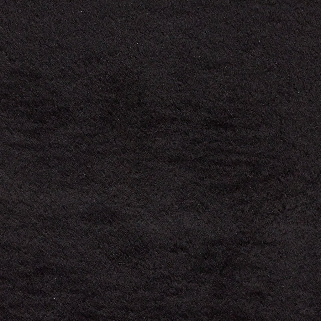 Super Teddy Black Shaggy Rug