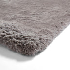 Super Teddy Grey Shaggy Rug