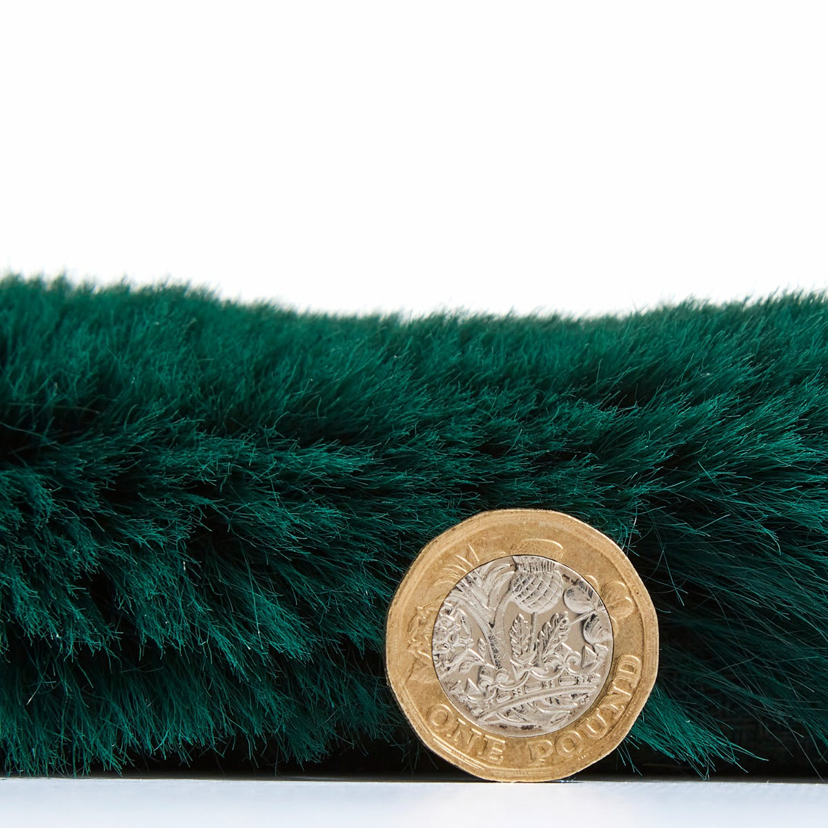 Super Teddy Emerald Green Shaggy Rug