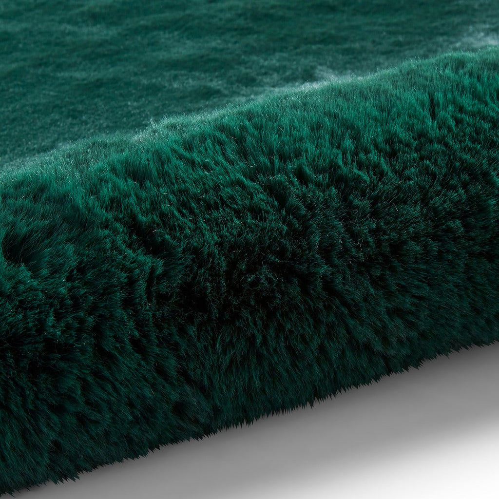 Super Teddy Emerald Green Shaggy Rug