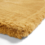 Super Teddy Mustard Yellow Shaggy Rug