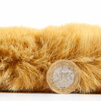 Super Teddy Mustard Yellow Shaggy Rug