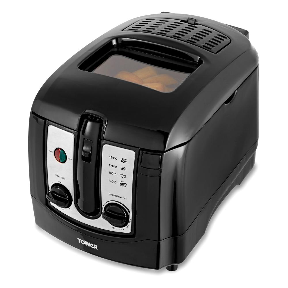 T17002 Tower 2300W 3L Easy Clean Deep Fryer - Beales department store