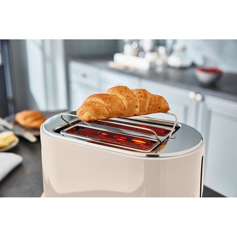 T20043CH Tower Belle 2 Slice Toaster - Chantilly Cream - Beales department store