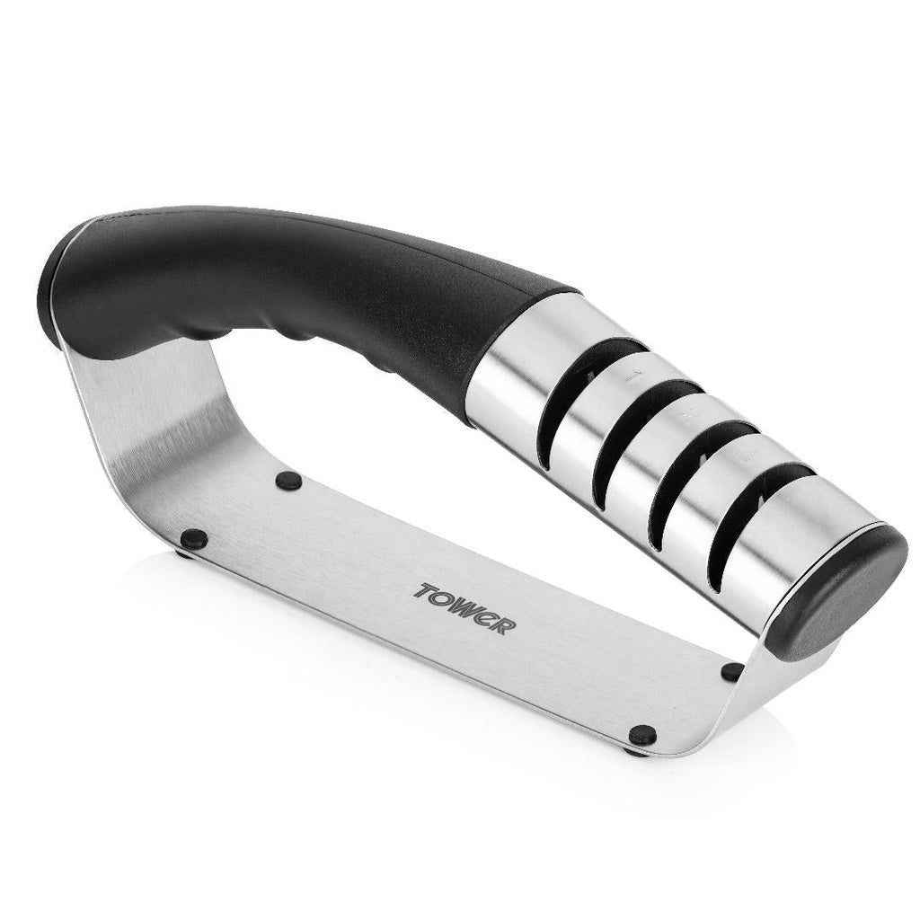 T832120 Tower 4 - Stage Knife Sharpener - Beales department store