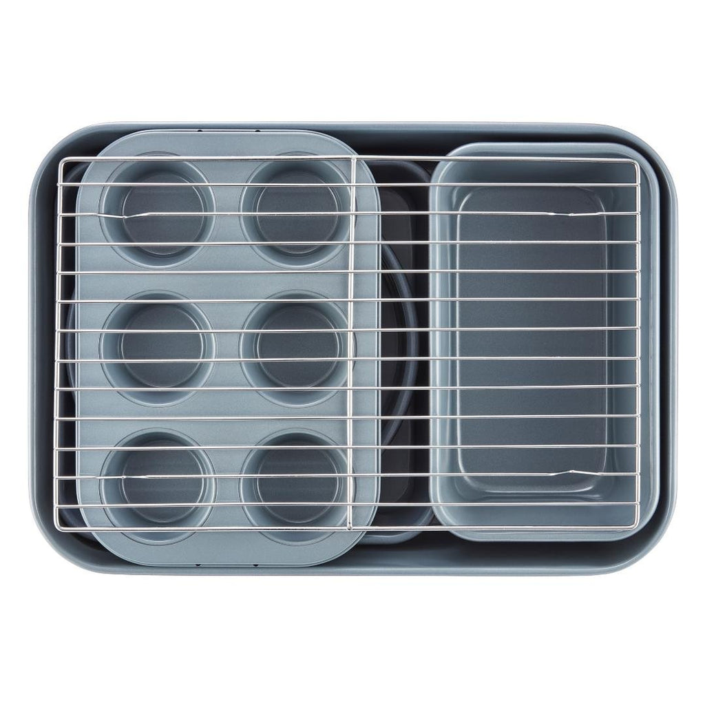 T843060 Tower Freedom 7 Piece Stacking Bakeware Set - Beales department store