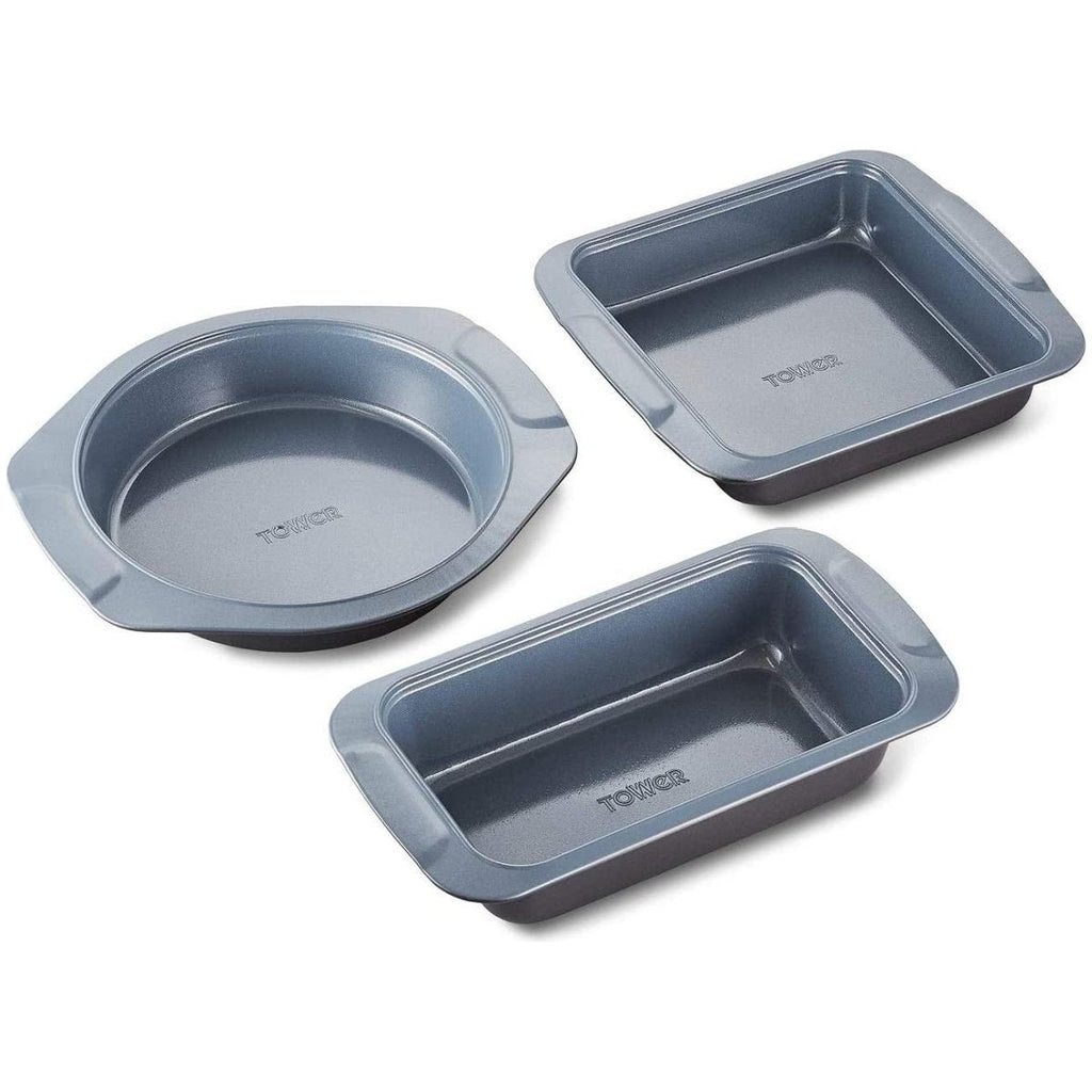 T843073 Tower Cerasure 3 Piece Baking Tray Set - Beales department store