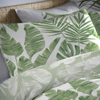 Tahiti Green Tropical Reversible Duvet Set