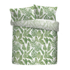 Tahiti Green Tropical Reversible Duvet Set
