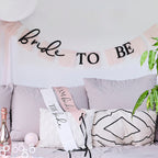Bride To Be Hen Party Bunting with Tassel Garland- 5 Inner Pack