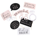 Pink, Black and White Hen Party Photo Booth Props