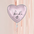 Team Bride Pink Heart Hen Party Balloon