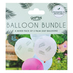 Palm Leaf Hawaiian Balloon Bundle Party Decorations