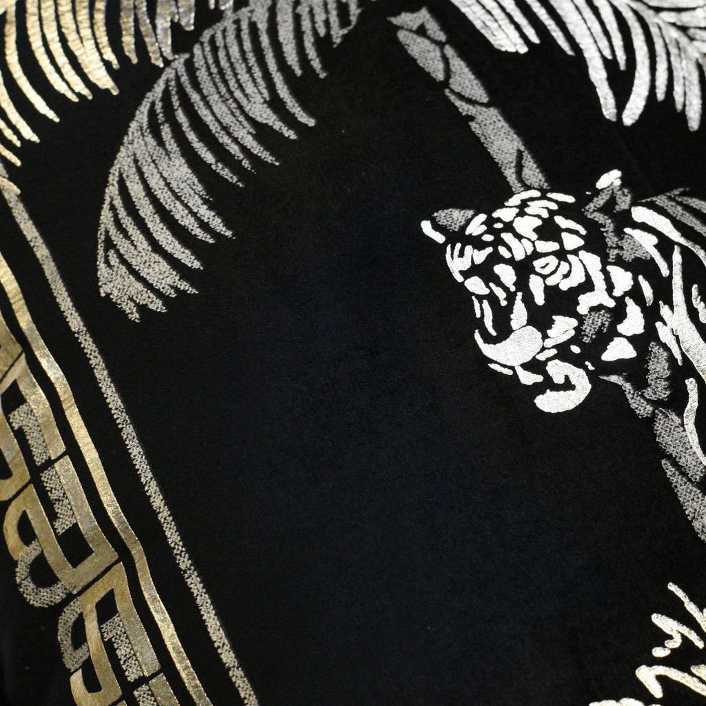 Laurence Llewelyn-Bowen Tiger Tiger Black Cushion (43cm x 43cm)