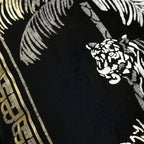 Laurence Llewelyn-Bowen Tiger Tiger Black Cushion (43cm x 43cm)
