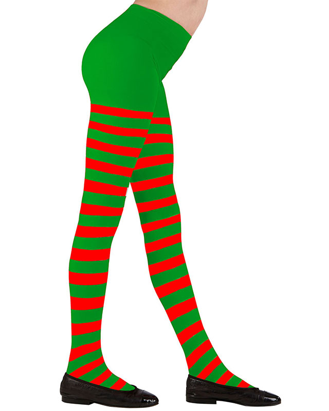 Green & Red Tights - Child