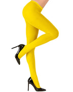 Neon Yellow Tights - Adult
