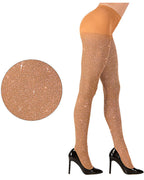 Gold Glitter Tights - Adult