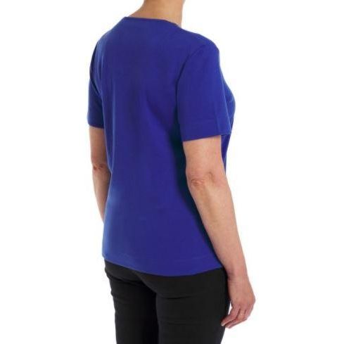 TIGI Bird Embroidered Top - Ultramarine - Beales department store