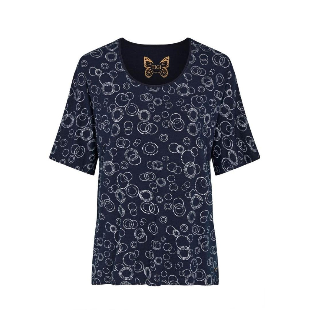 TIGI Circle Print Top - Beales department store