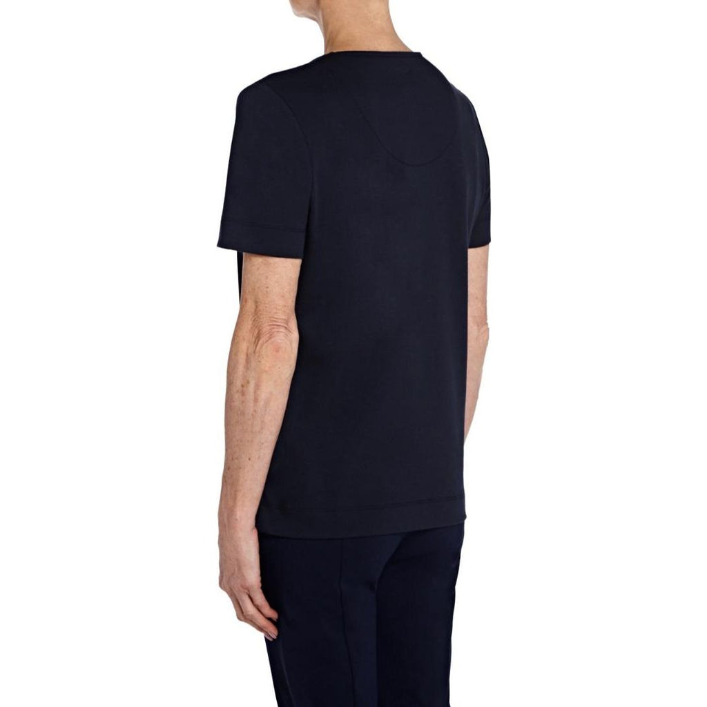 TIGI Navy Embroidery Top - Beales department store