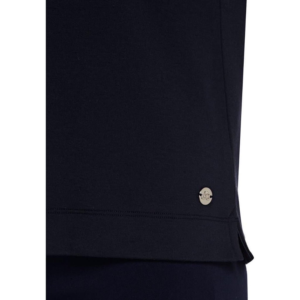 TIGI Navy Embroidery Top - Beales department store