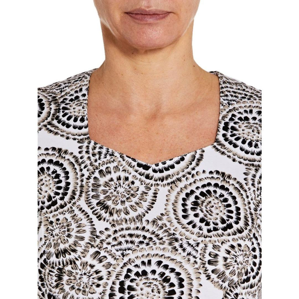 TIGI White Print Dress - Beales department store