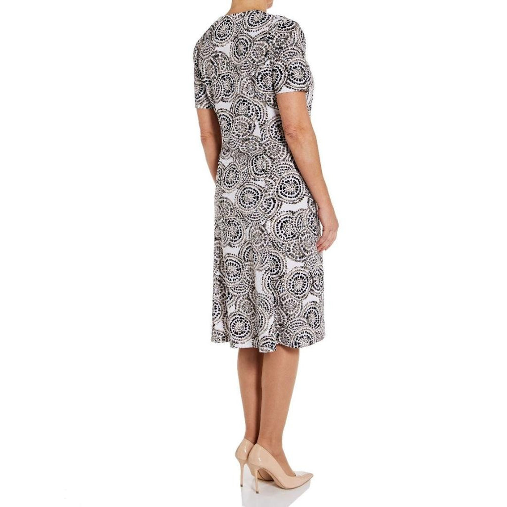 TIGI White Print Dress - Beales department store