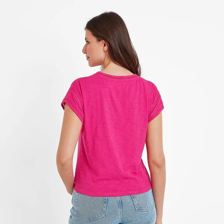 Tog 24 Andrea Womens T-Shirt - Hibiscus Pink - Beales department store