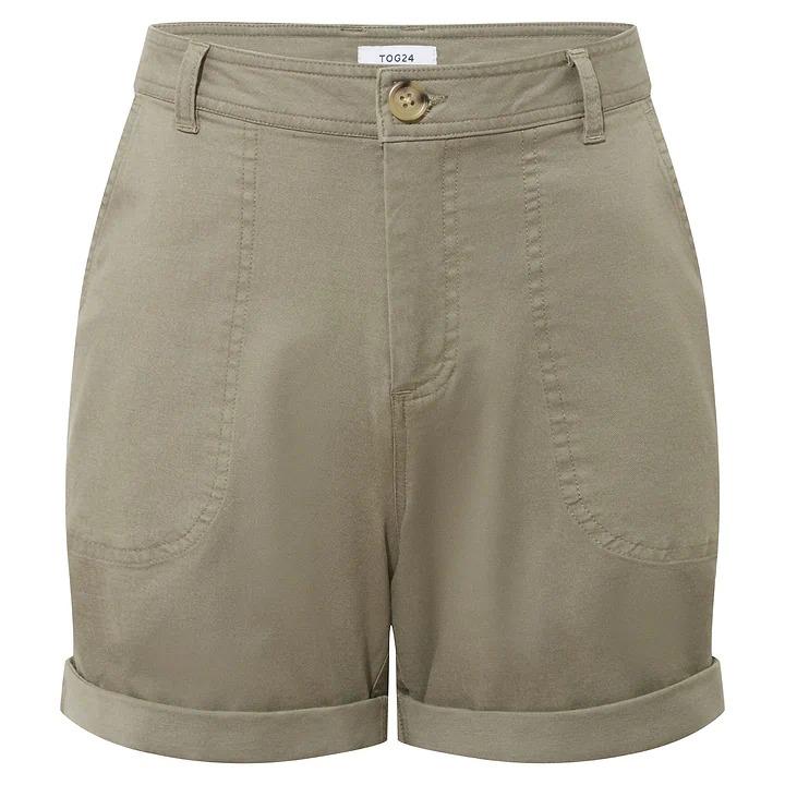 Tog 24 Canvey Womens Chino Shorts - Sage Green - Beales department store