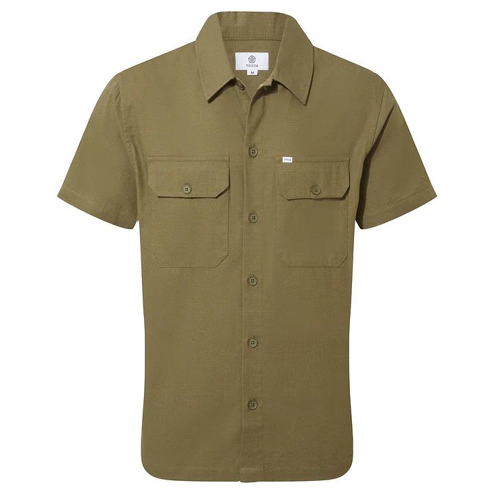 Tog 24 Cody Mens Overshirt - Khaki - Beales department store